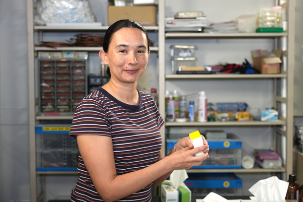 image of Liliana in her lab