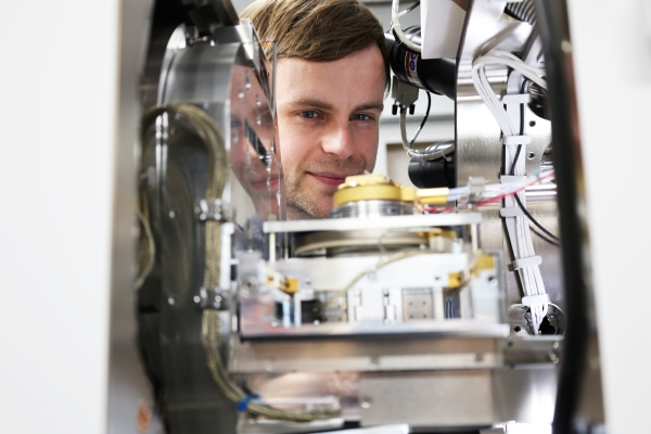 image of Max Birch operating ion beam device