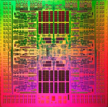 集積回路「SPARC64<sup>TM</sup> VIIIfxの図