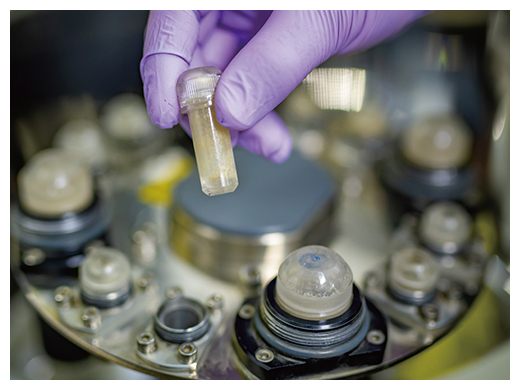 土壌のサンプルの図