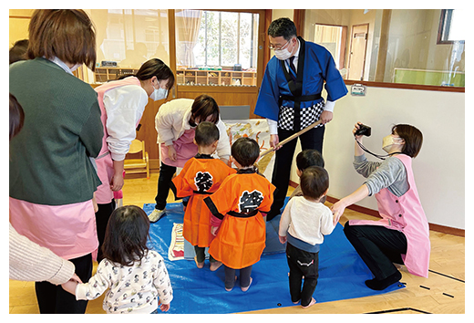 和光地区の事業所内託児施設「りけんキッズわこう」の図