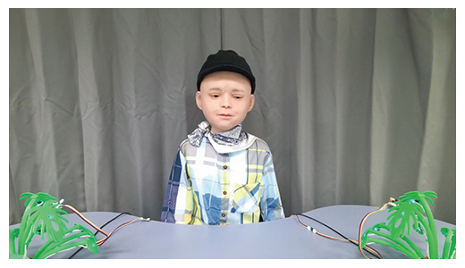 心理学実験の様子の図