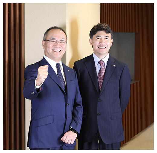 川﨑 雅司と福島 一成の写真