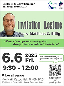 image of CSRS-BRC Joint Seminar (the176th BRC Seminar) poster