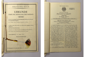 ドイツ特許資料の写真