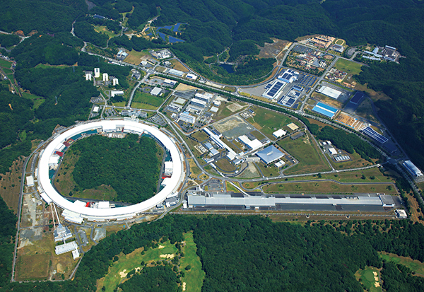 SPring-8の空撮写真