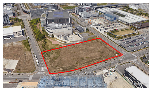 整備予定地の写真