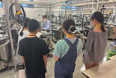 見学の様子：筑波コースの写真1