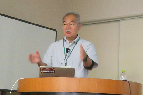 大野 博司 チームディレクターが講演している様子の写真
