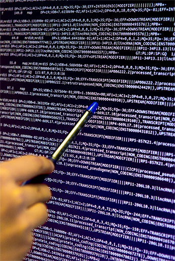 全ゲノムシーケンス解析におけるコンピュータプログラムの図