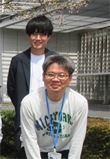 吉岡 広大 基礎科学特別研究員、チャン・ツンチェ 研究員の写真