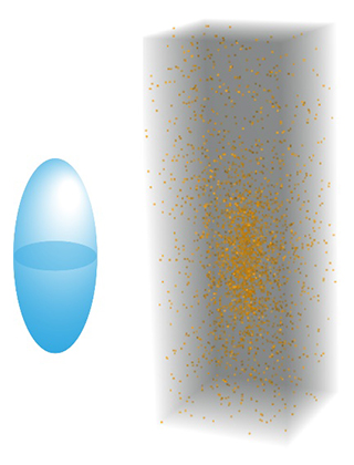 点像分布関数の理論値と実測値の違いの図