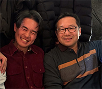 山田 健士郎 研修生（研究当時）、田中 克典 主任研究員の写真