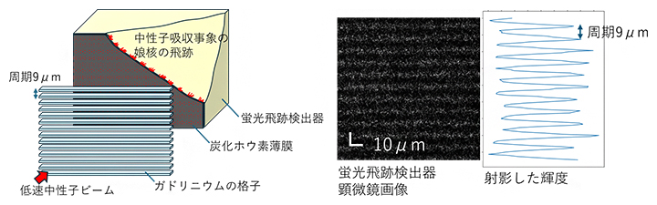 開発した中性子イメージング手法の模式図の画像
