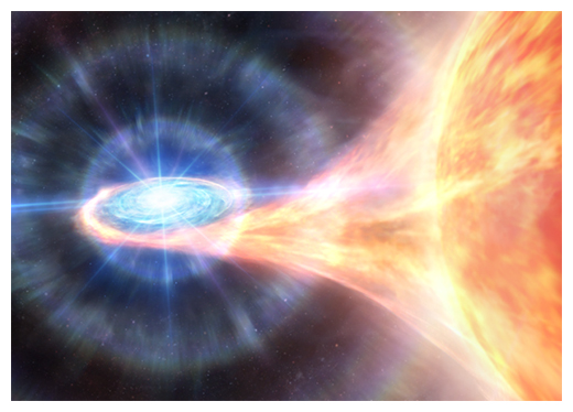 中性子星 SRGA J1444の想像図の画像