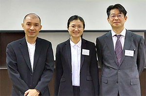 ユージーン・ボーン・ベング・オング 講師、ヤフェン・ヨン 国際プログラム・アソシエイト（研究当時）、高橋 俊二 ユニットリーダーの写真