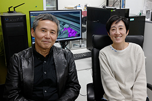 林 茂生 チームリーダー（研究当時）、稲垣 幸 テクニカルスタッフⅠ（研究当時）の写真