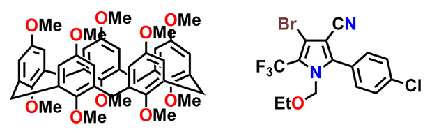 ピラー[5]アレーンならびにクロルフェナピル合成中間体の図