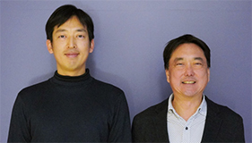 熊倉 直祐 上級研究員、白須 賢 グループディレクターの写真