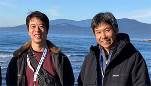 京極 博久 客員研究員、北島 智也 チームディレクターの写真