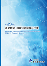平成23年度　基礎科学・国際特別研究員年報