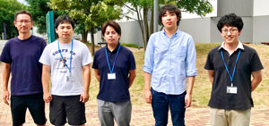 Image of Yong-Jin Pu and his lab members