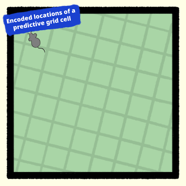 animation of a mouse on a grid