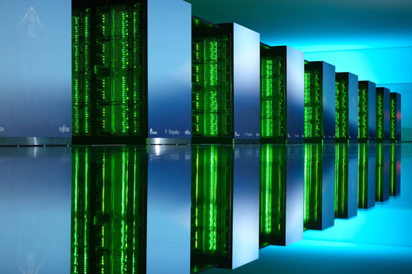 image of the supercomputer Fugaku