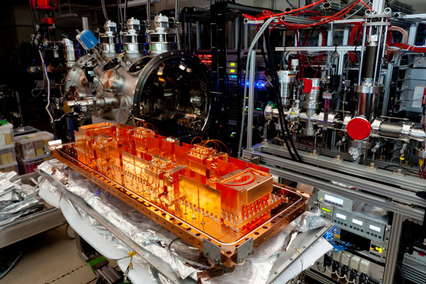 image of the cryogenic ion storage ring at RIKEN