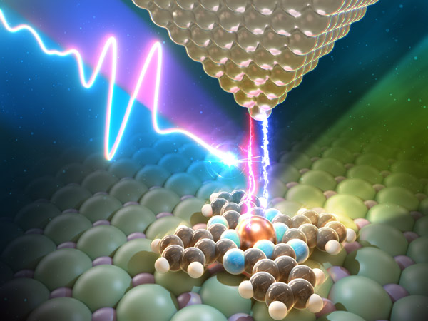 image of an exciton in a single molecule