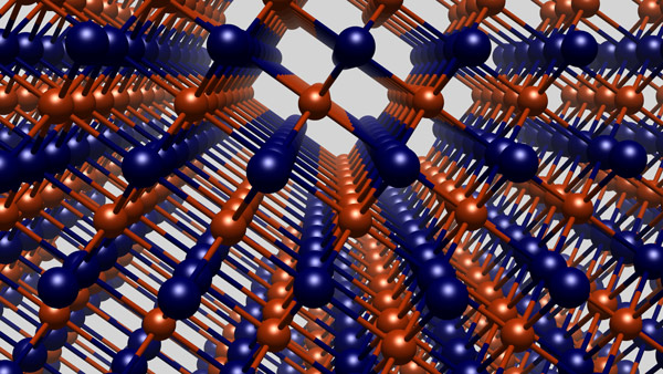 image of the crystal lattice of a topological insulator 