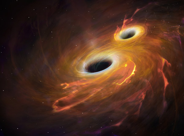 image of two black holes