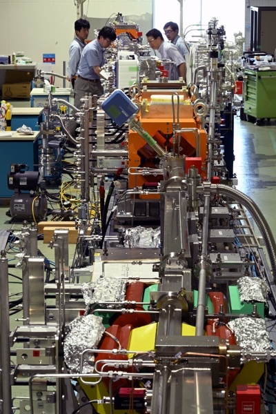 Picture of a prototype of SPring-8-II