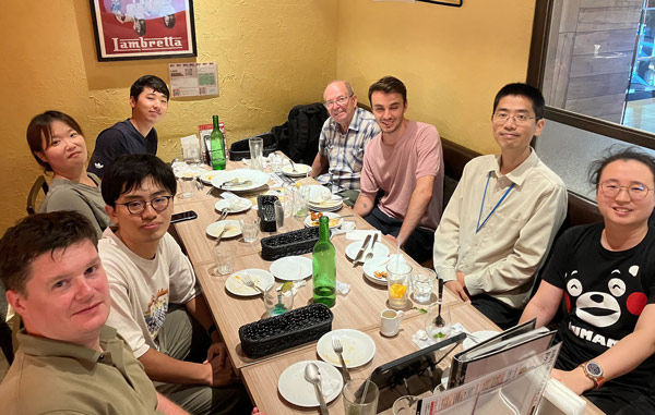 picture of Asher Jennings and Erika Kawakami and co-workers 