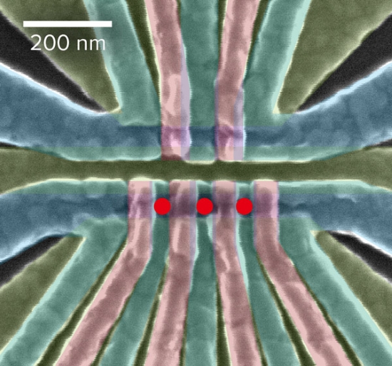 image of the quantum dot device