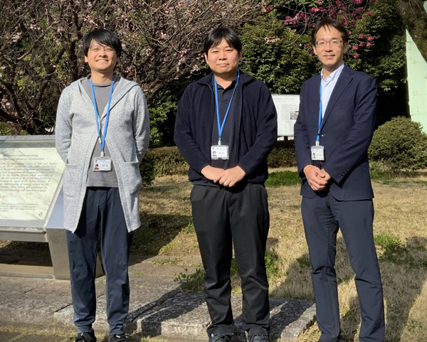 picture of Kazuki Nakazawa, Tetsuya Nomoto and Fumitaka Kagawa